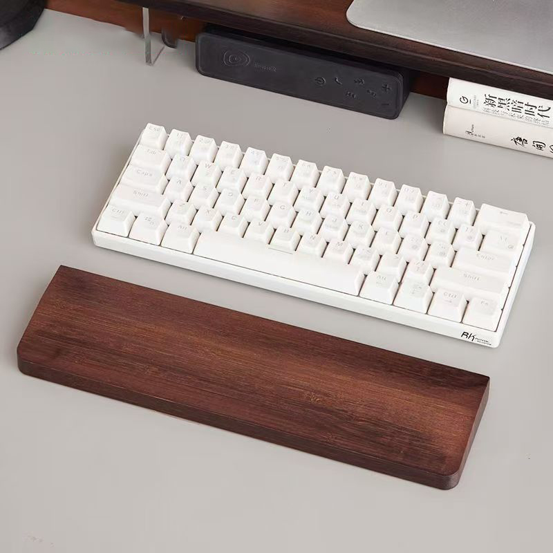 Wrist Rest Wood - Untuk Keyboard Mekanik Sandaran Tangan Bambu