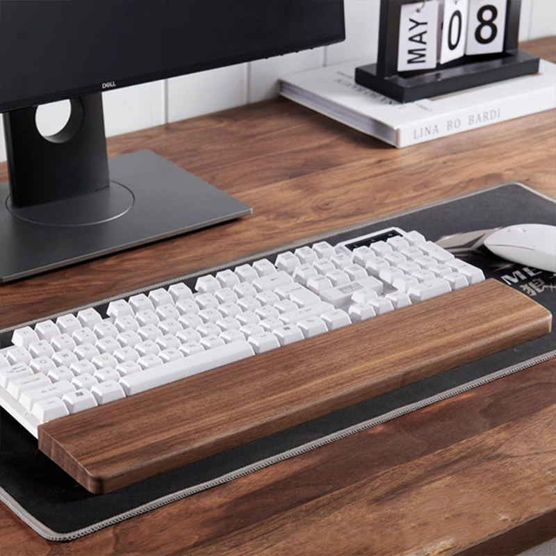 Wrist Rest Wood - Bantalan sandaran pergelangan tangan Keyboard kenari