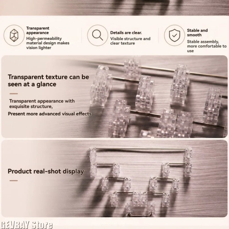Film Switch Mod - KEYNG Pita Penstabil Non-Magnetik Transparan Tinggi,