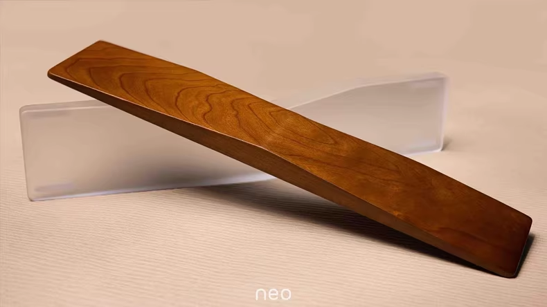 Wrist Rest Wood - Neo Ergo Palm Rest Kustom Kayu