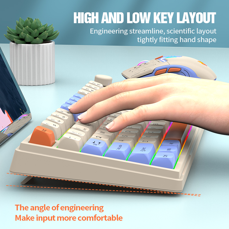 Kombo Keyboard dan Mouse Gamin - Gaming Keyboard Bluetooth ulasan dan harga