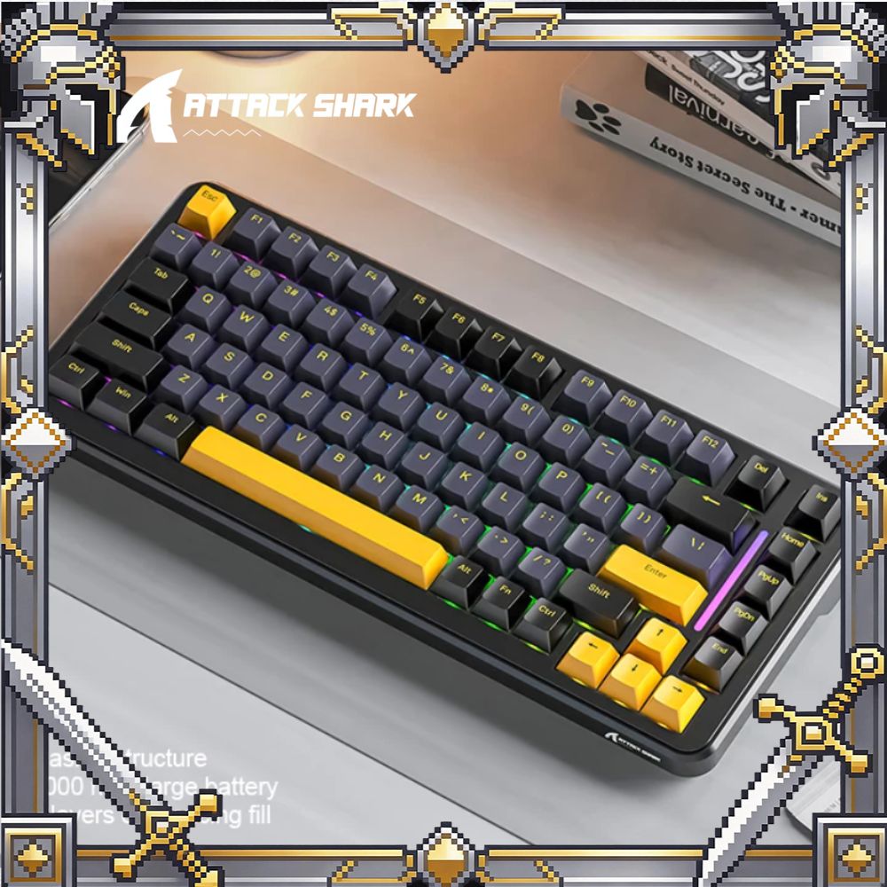 Keyboard Mekanik Attack Shark  - Hot Swap Pcb ulasan dan harga
