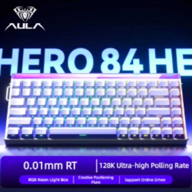 AULA HERO84 Keyboard Gaming Me - Gaming Keyboard Magnetic Switches ulasan dan harga