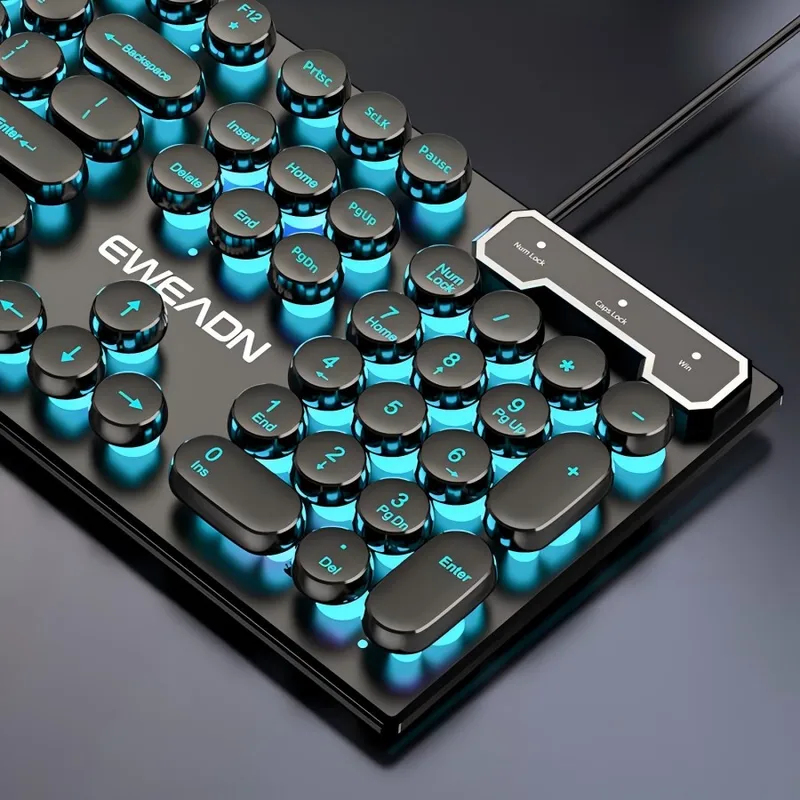 Set Keyboard dan Mouse Retro P - Gaming Keyboard Wireless ulasan dan harga