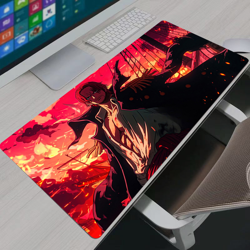 One Piece Shanks Mouse Pad Bes - Gaming Keyboard Best ulasan dan harga