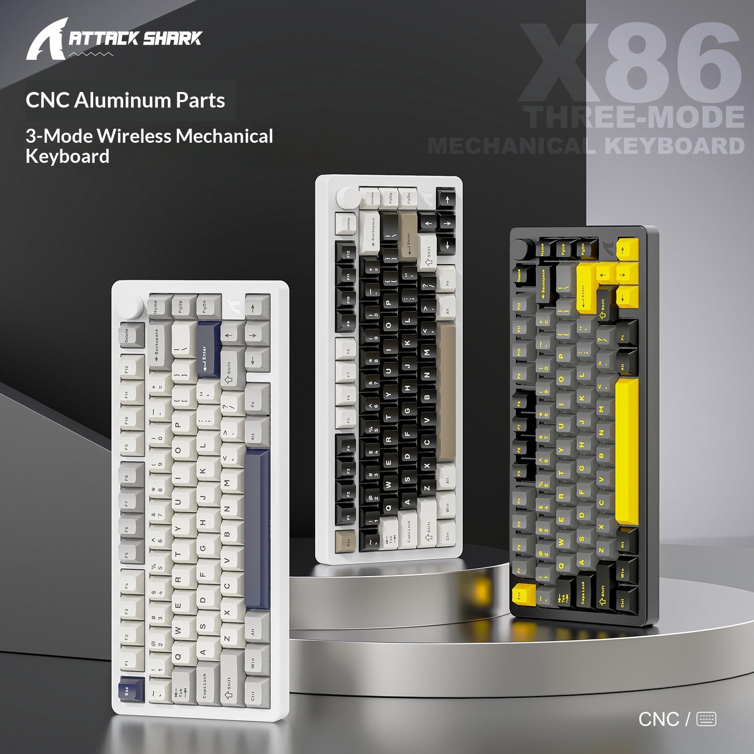 Keyboard Mekanik Attack Shark  - Hot Swap Pcb ulasan dan harga