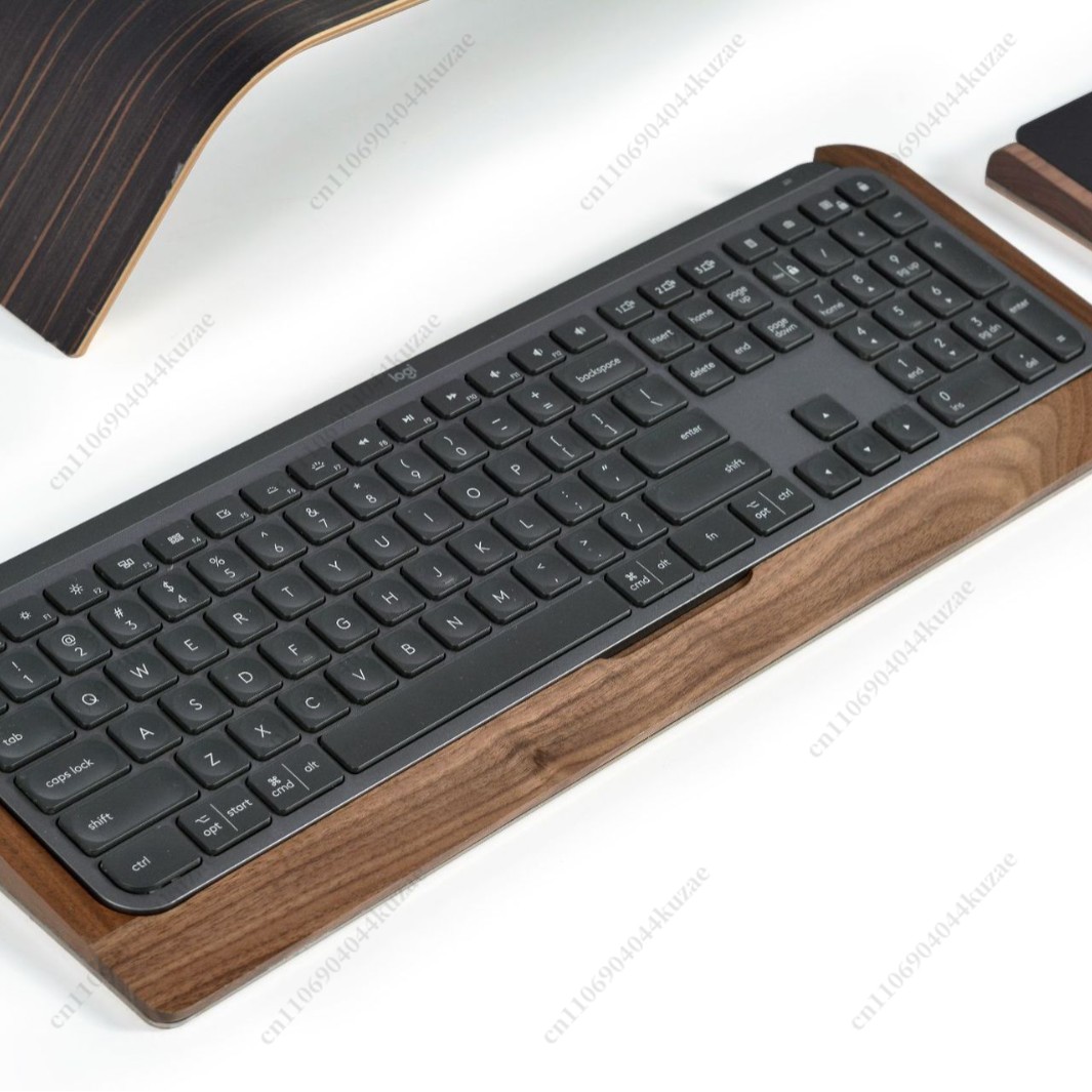 Rak Keyboard Kayu Solid dengan - Wrist Rest Wood ulasan dan harga