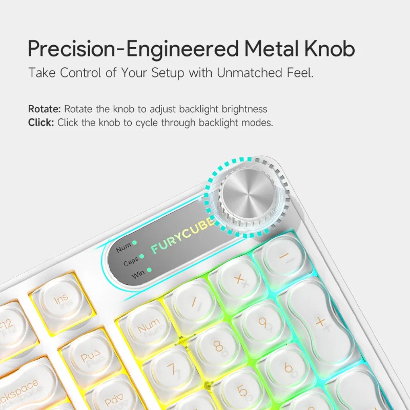 IP98 FURYCUBE Keyboard Membran - Gaming Keyboard Ip98 ulasan dan harga