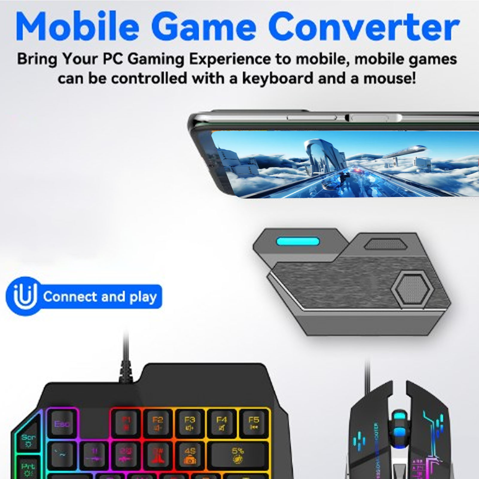 Paket Combo Game Mobile Koneks - Gaming Keyboard Bluetooth ulasan dan harga