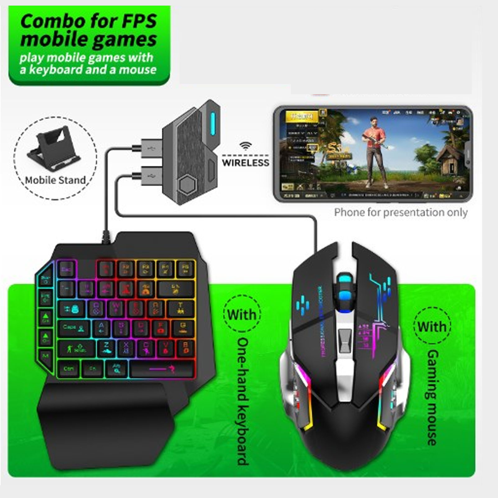 Paket Combo Game Mobile Koneks - Gaming Keyboard Bluetooth ulasan dan harga
