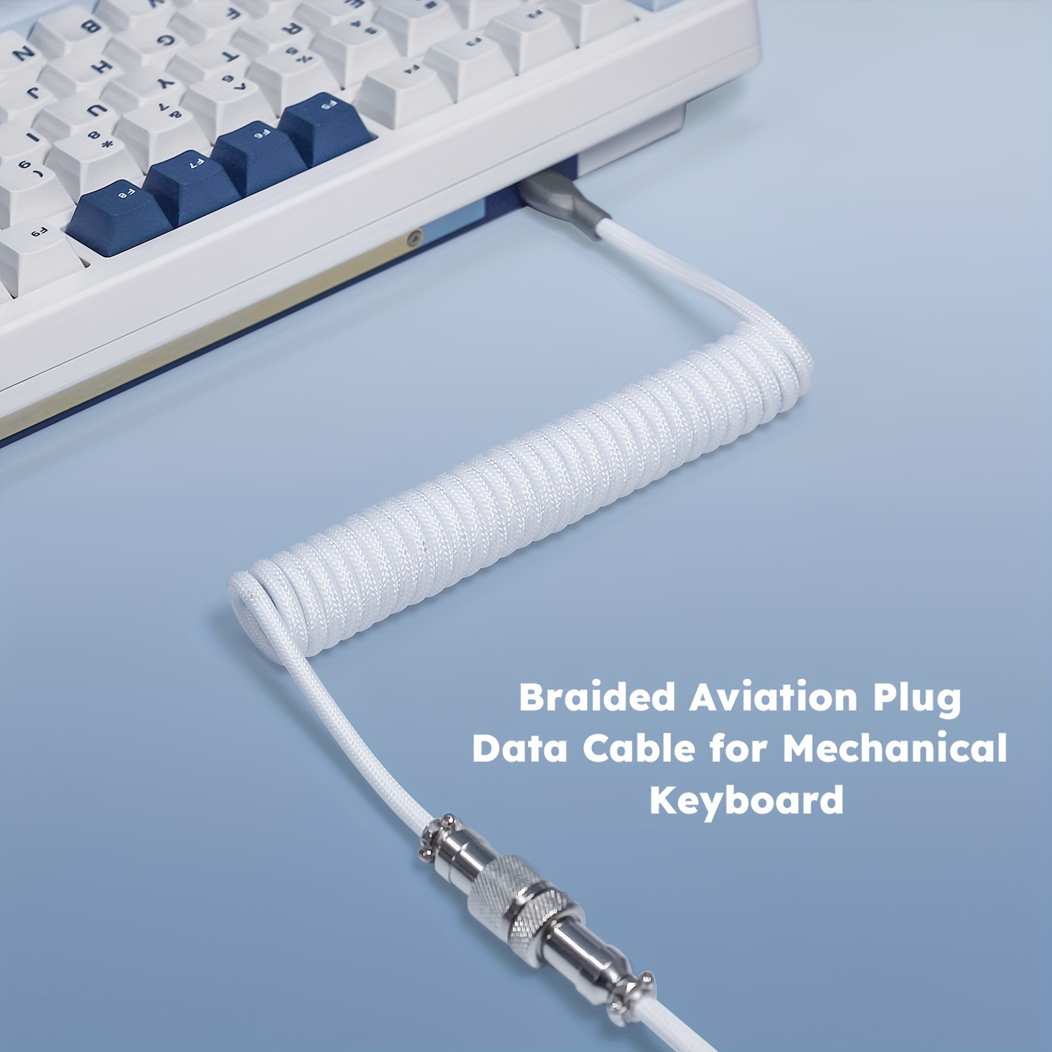 Kabel Melingkar Keyboard Mekan - Coiled Usb Cable ulasan dan harga
