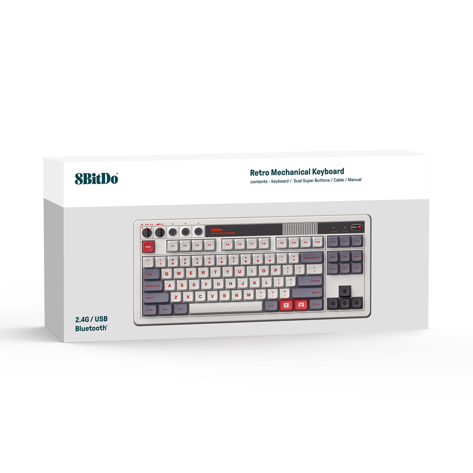 Keyboard Mekanikal Retro 8Bitd - Gaming Keyboard Bluetooth ulasan dan harga