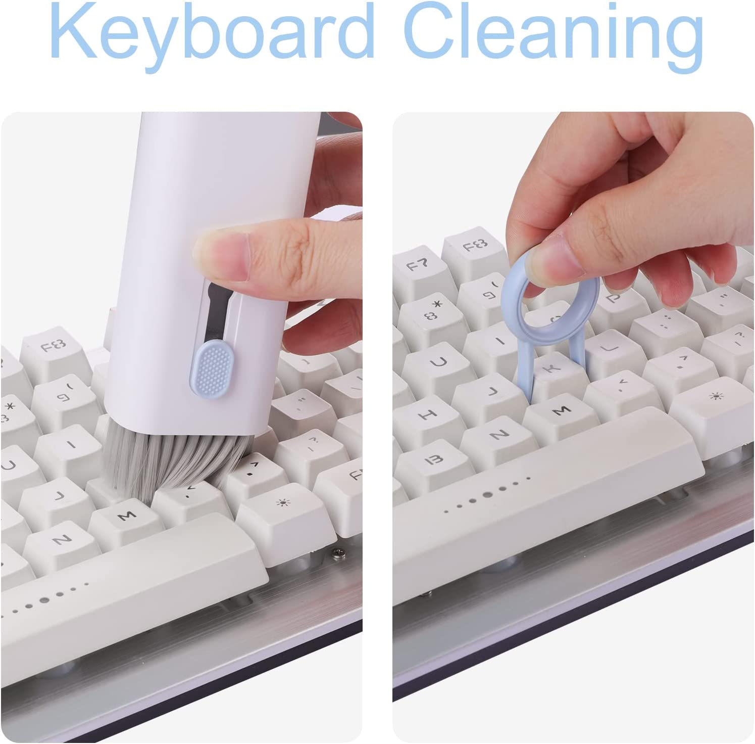 7 in 1 Kit Pembersih Keyboard, - Keycap Puller Ring ulasan dan harga