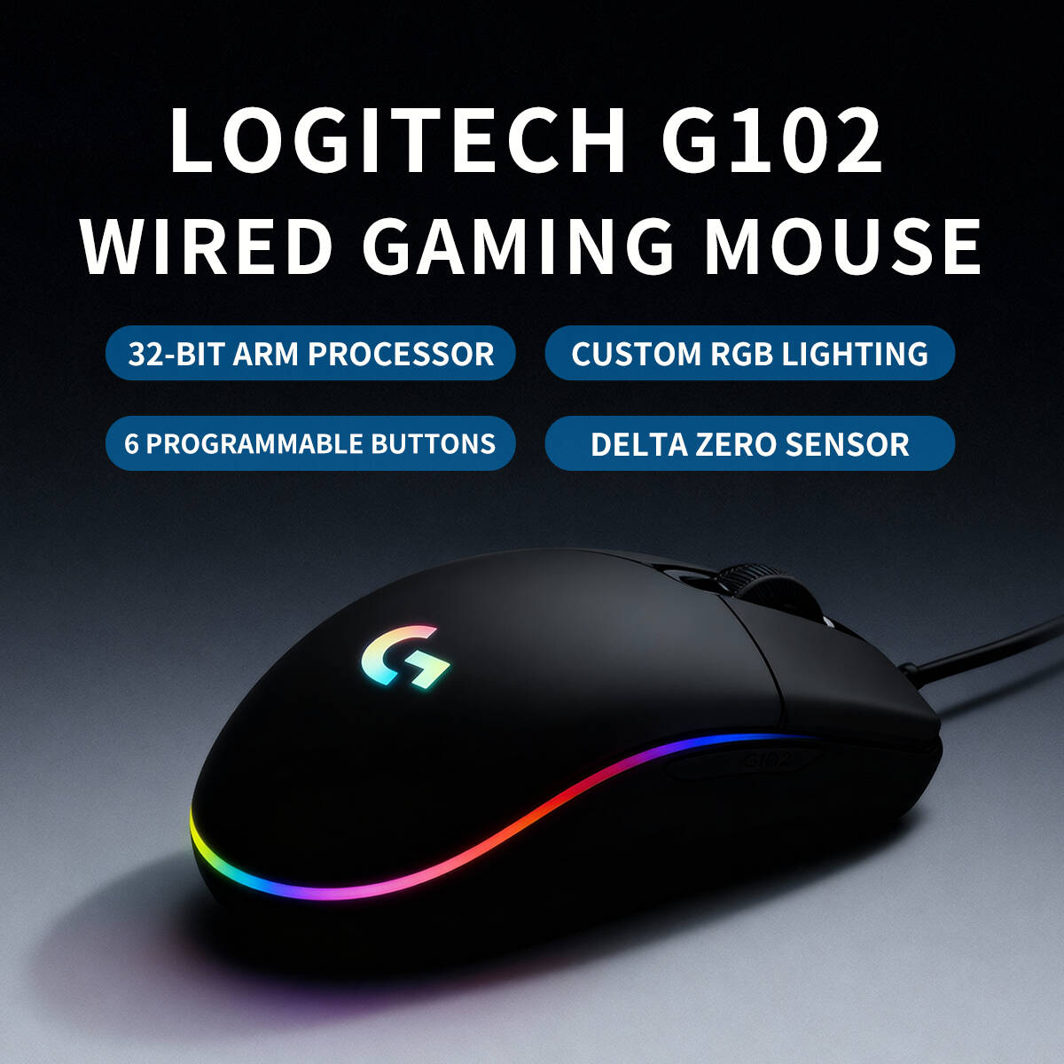 Mouse Gaming Logitech G102 Pro - Logitech Mouse G203 ulasan dan harga