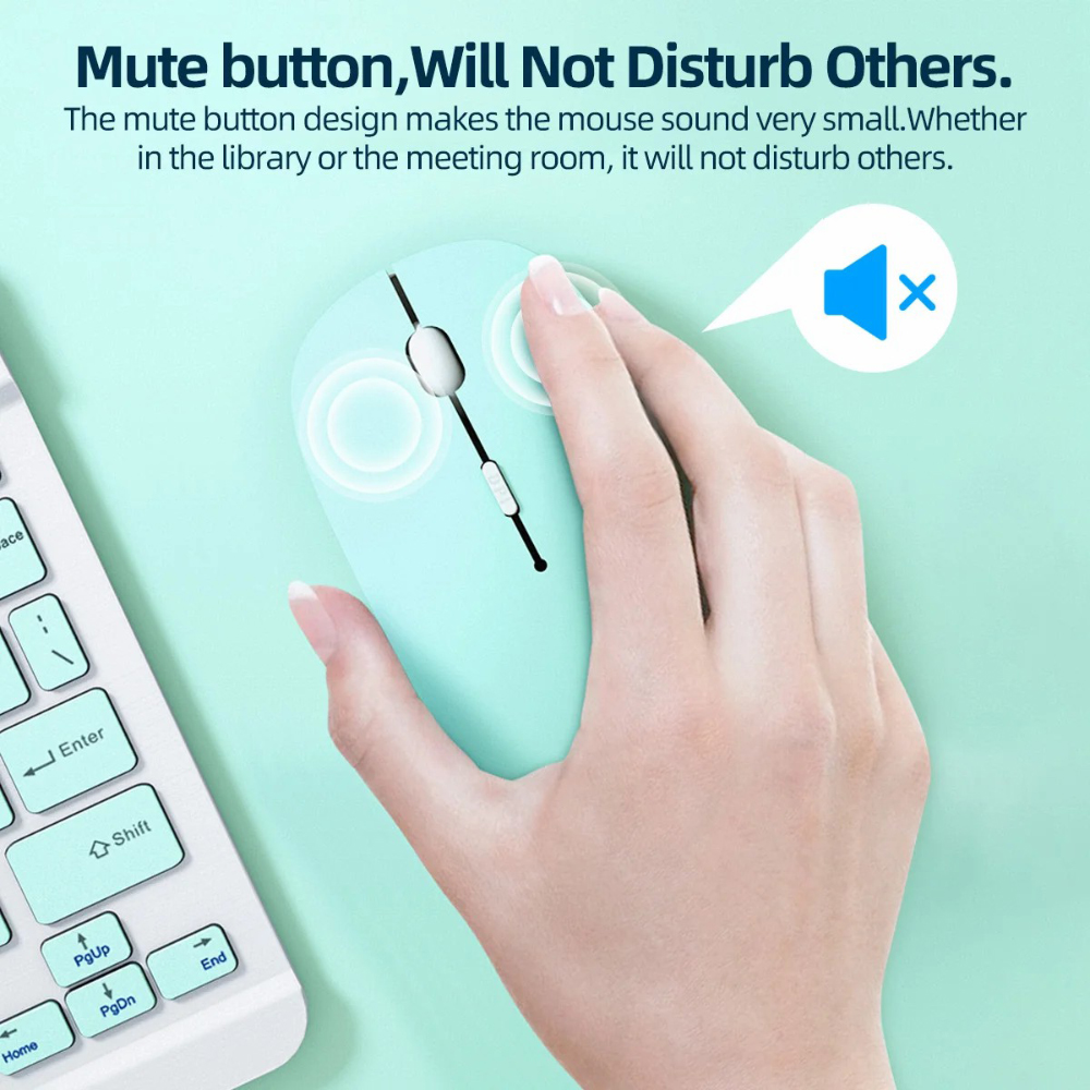 Mouse Bluetooth Senyap Mouse N - Gaming Keyboard Bluetooth ulasan dan harga