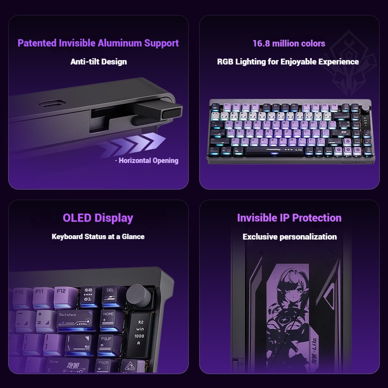 Keyboard Gaming RGB Colorful S - Gaming Keyboard Magnetic Switches ulasan dan harga