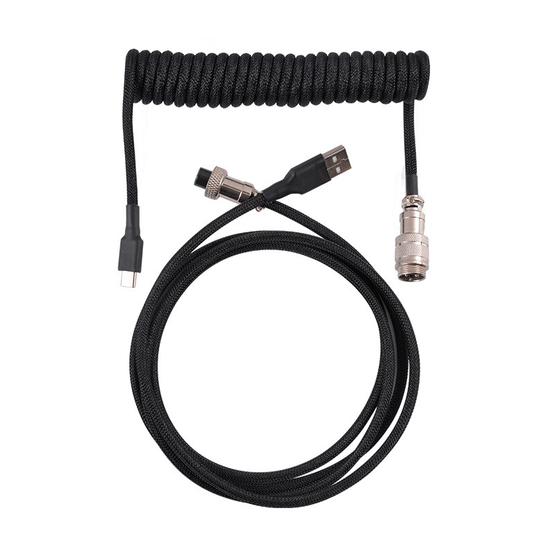 Kabel Melingkar Keyboard Mekan - Coiled Usb Cable ulasan dan harga